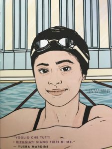Yusra Mardini.Nuotatrice