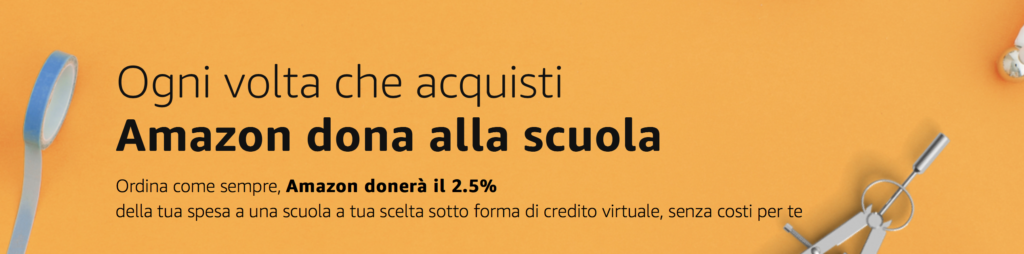 Amazon un click per la scuola